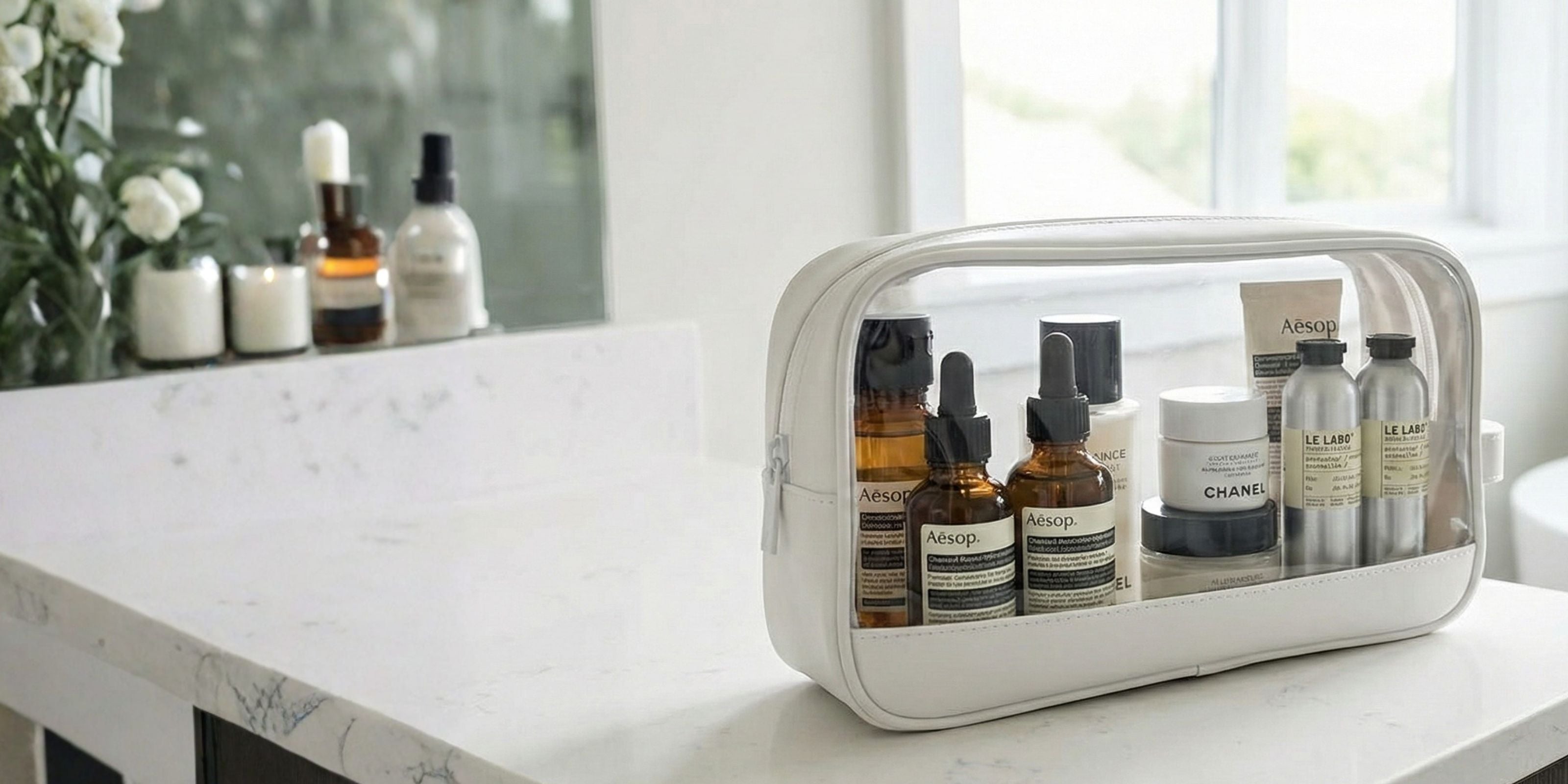 Trousse Transparente Avion