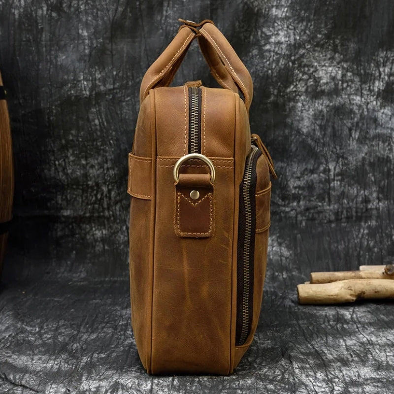 Heritage - Sacoche en Cuir Luxueuse pour Homme - vue 15
