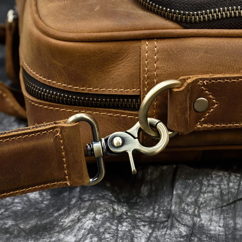 Heritage - Sacoche en Cuir Luxueuse pour Homme - vue 11