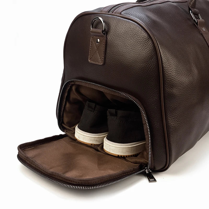 Heritage - Sac De Voyage Homme Luxe En Cuir - vue 18