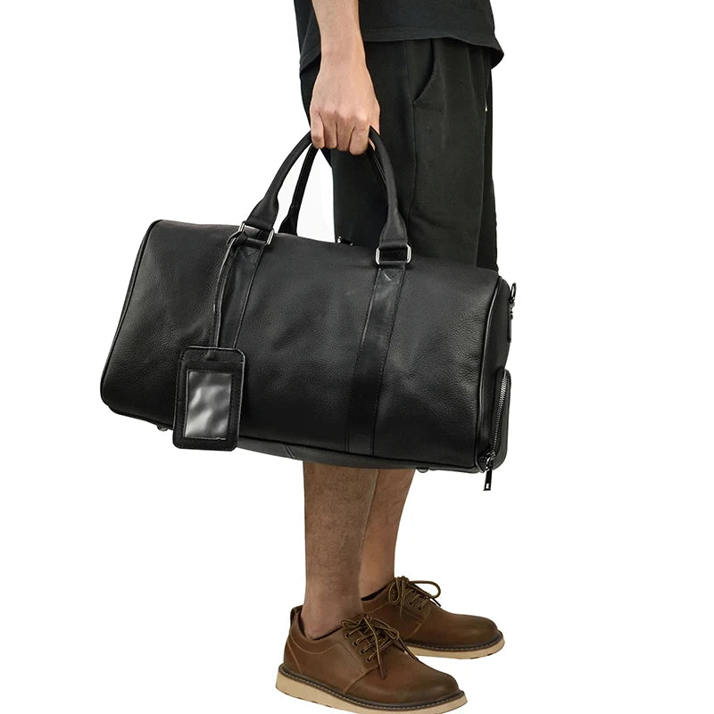Heritage - Sac De Voyage Homme Luxe En Cuir - vue 22