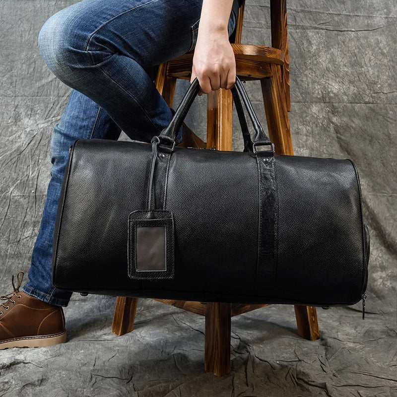 Heritage - Sac De Voyage Homme Luxe En Cuir - vue 14