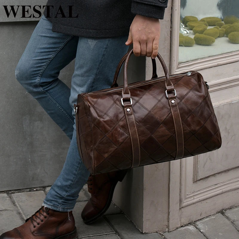 Heritage - Sac De Voyage Homme Cuir Vintage - vue 3