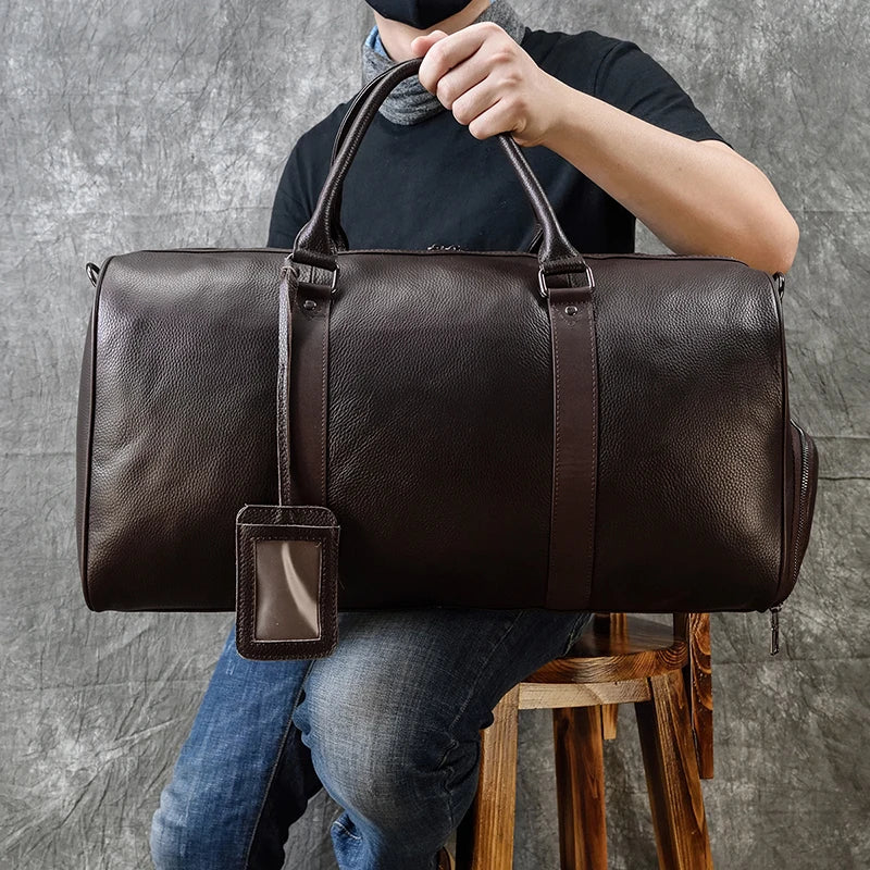 Heritage - Sac De Voyage Homme Luxe En Cuir - vue 20