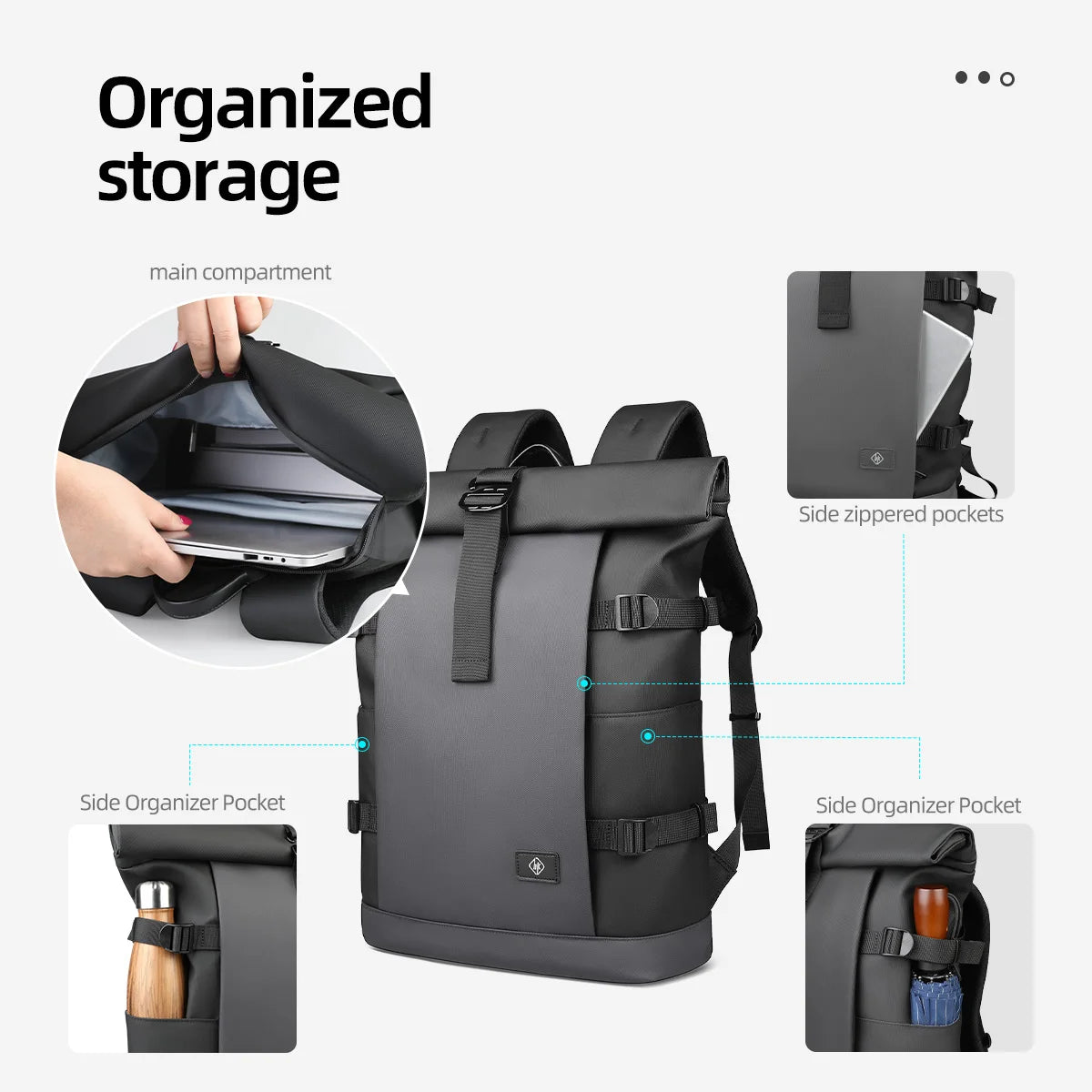 Nomade - Sac À Dos Roll Up - vue 4