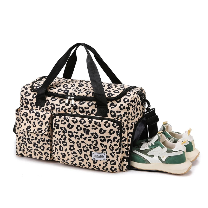 Soléa - Sac de Voyage Léopard Femme - vue 15