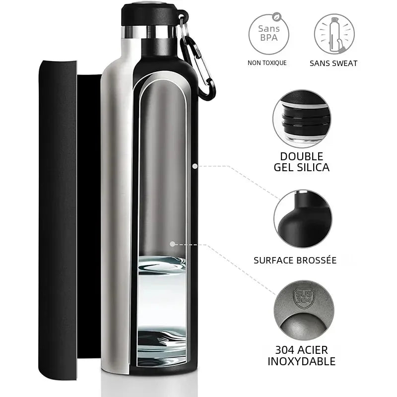 Bouteille Isotherme Inox - vue 8
