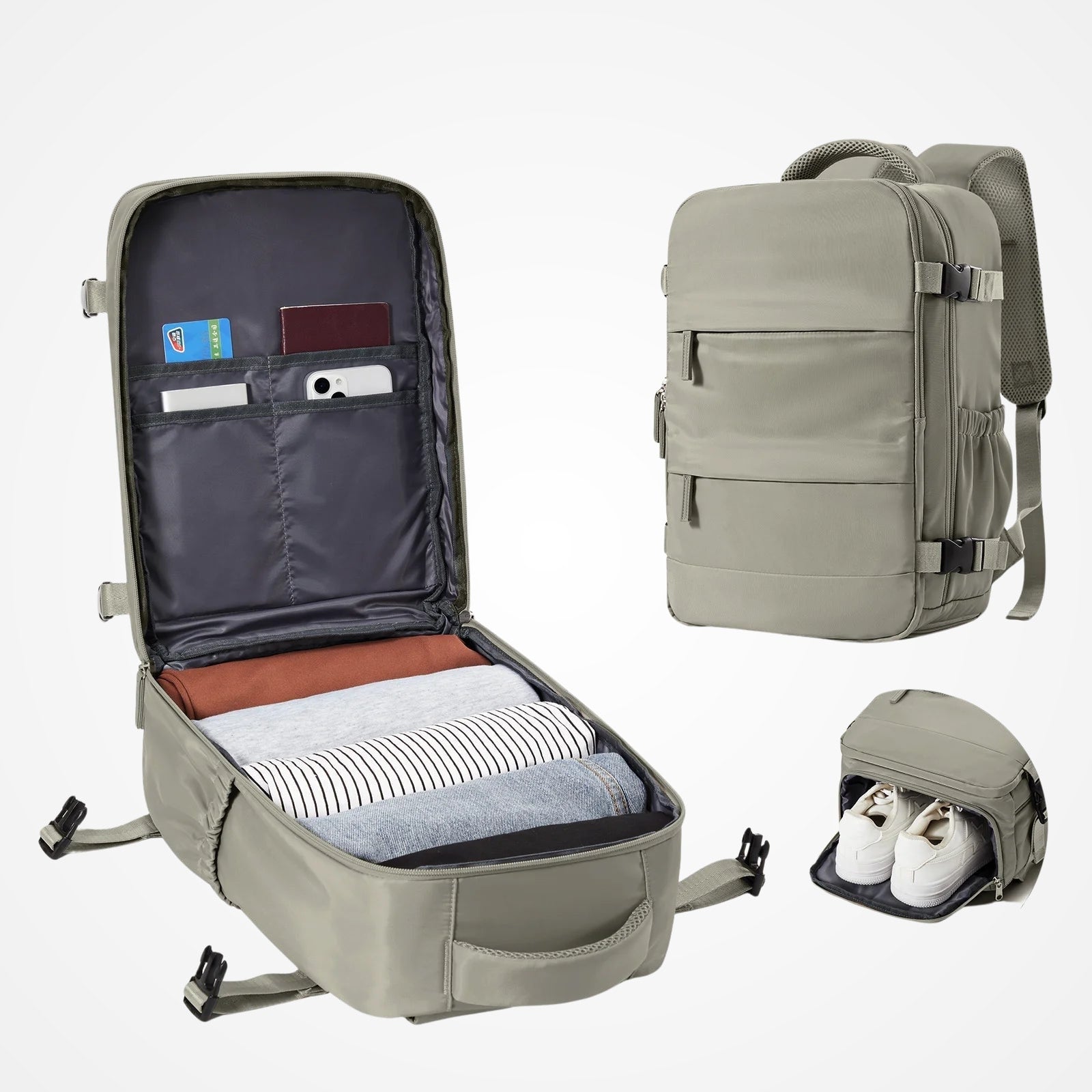 Escale - Sac à dos cabine avion 40x20x25 Ryanair - vue 6