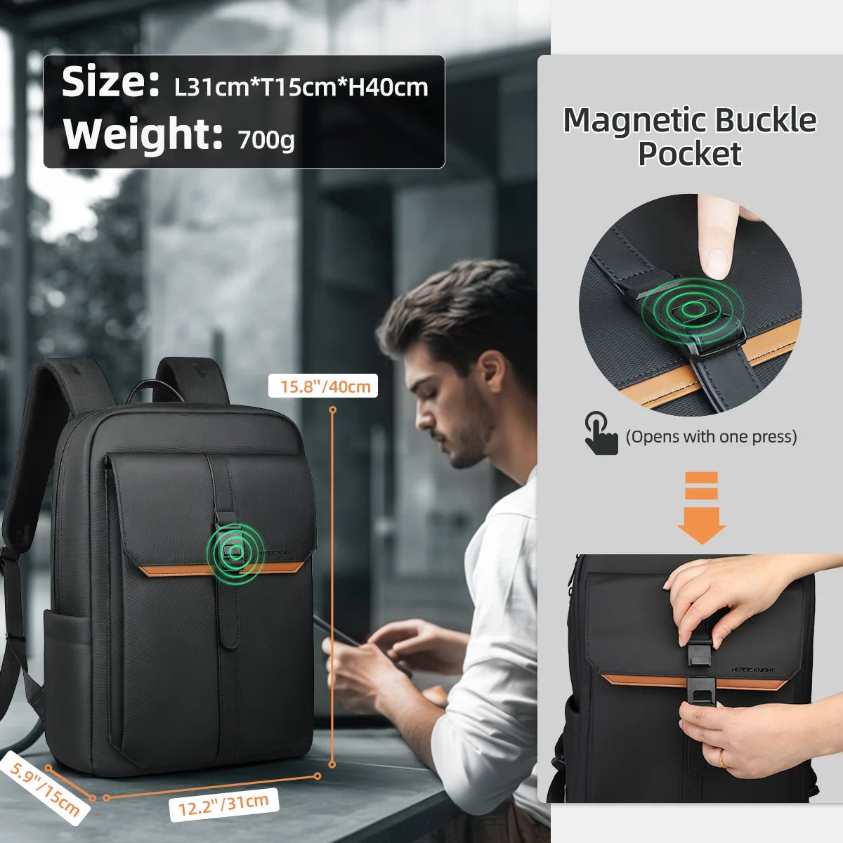 Urban - Sac À Dos Business Voyage Homme