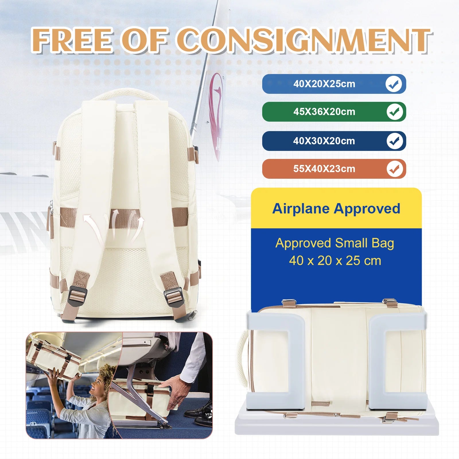 Escale - Sac À Dos Cabine Ryanair