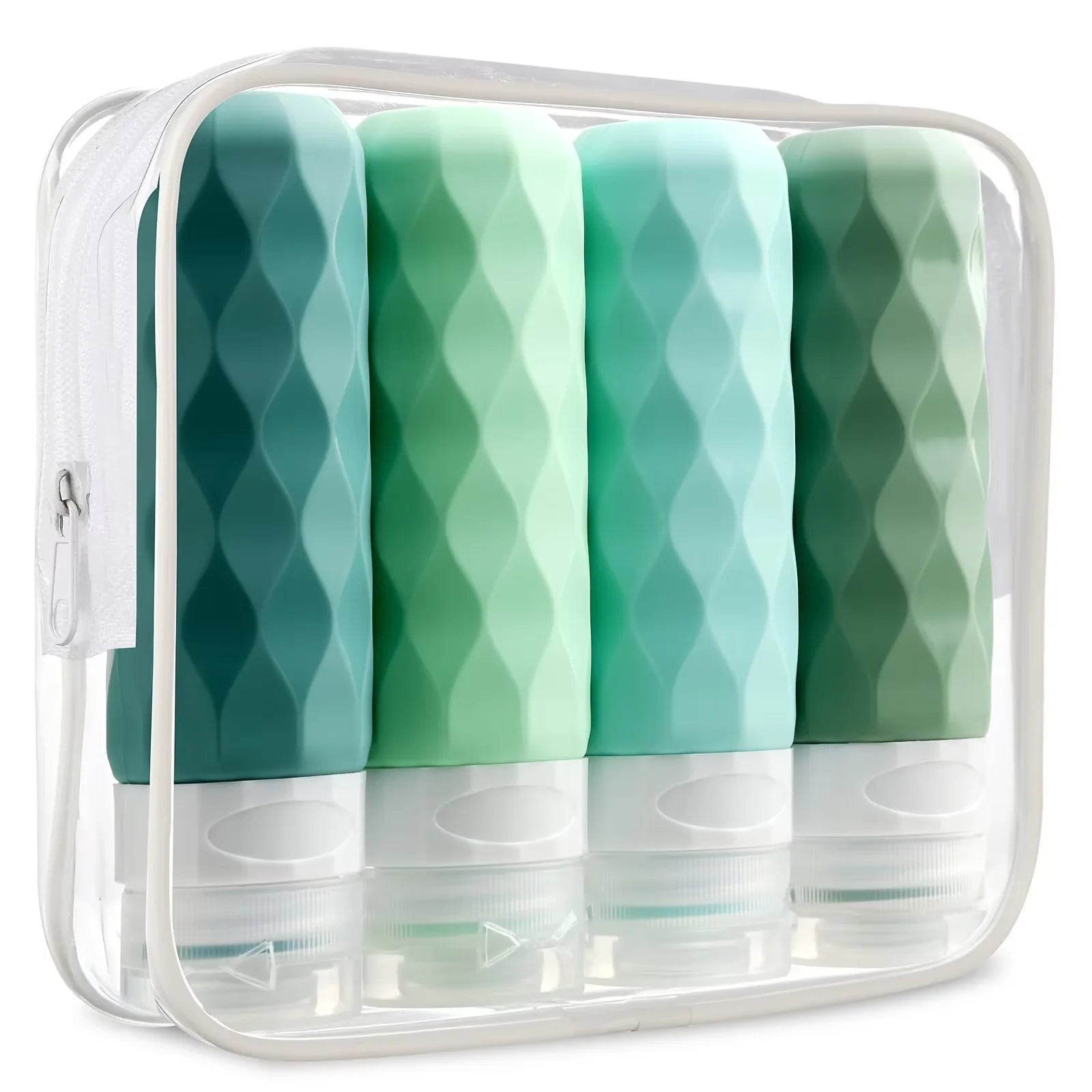 Zéphyr - Flacons de Voyage Rechargeables en Silicone