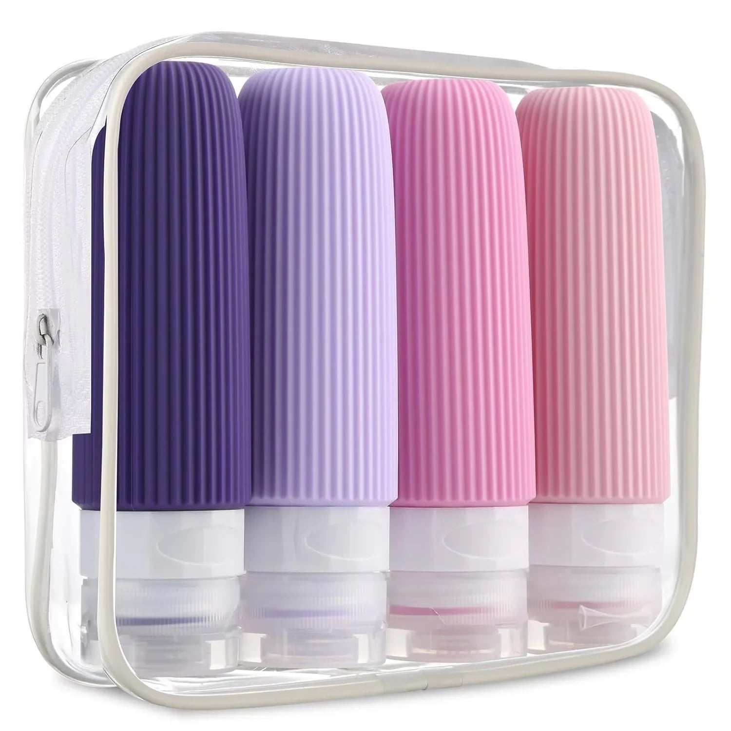 Zéphyr - Flacons de Voyage Rechargeables en Silicone