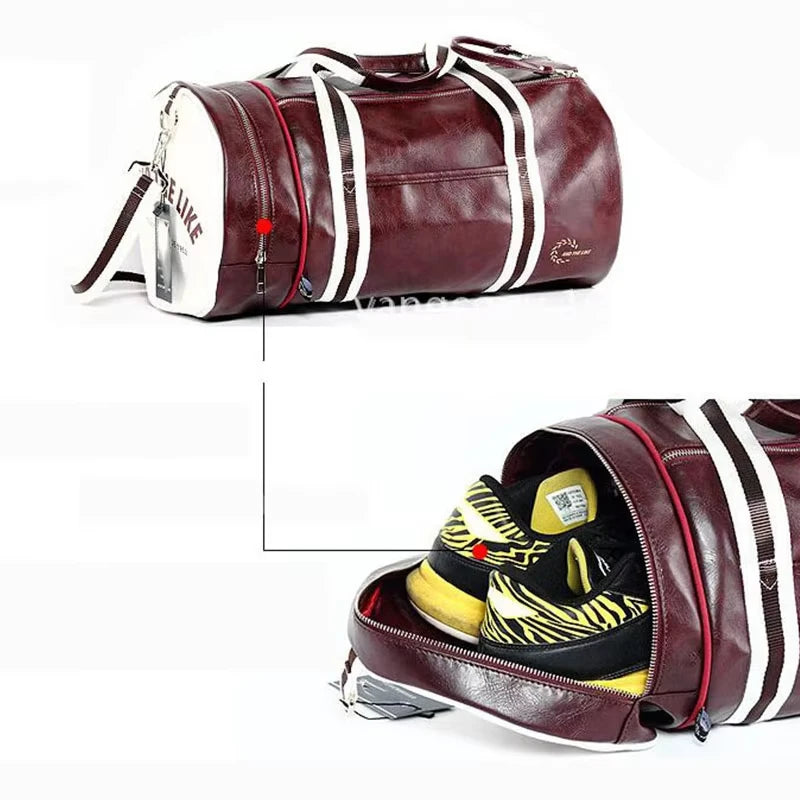 Nomade - Sac De Sport En Cuir De Voyage - vue 3