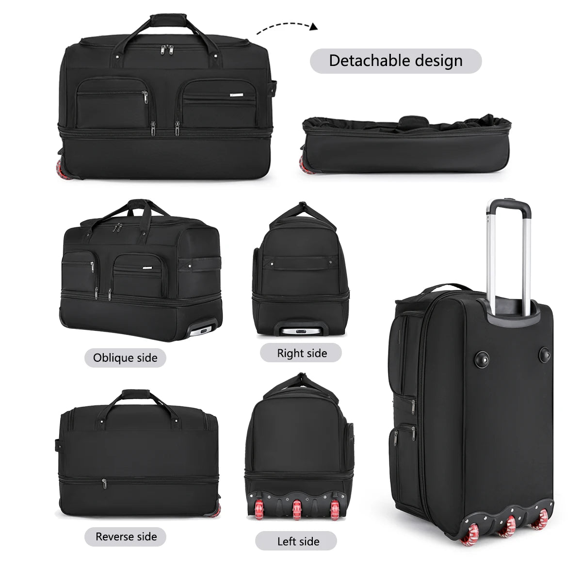 Nomade - Sac De Voyage À Roulettes 50 Litres - vue 5