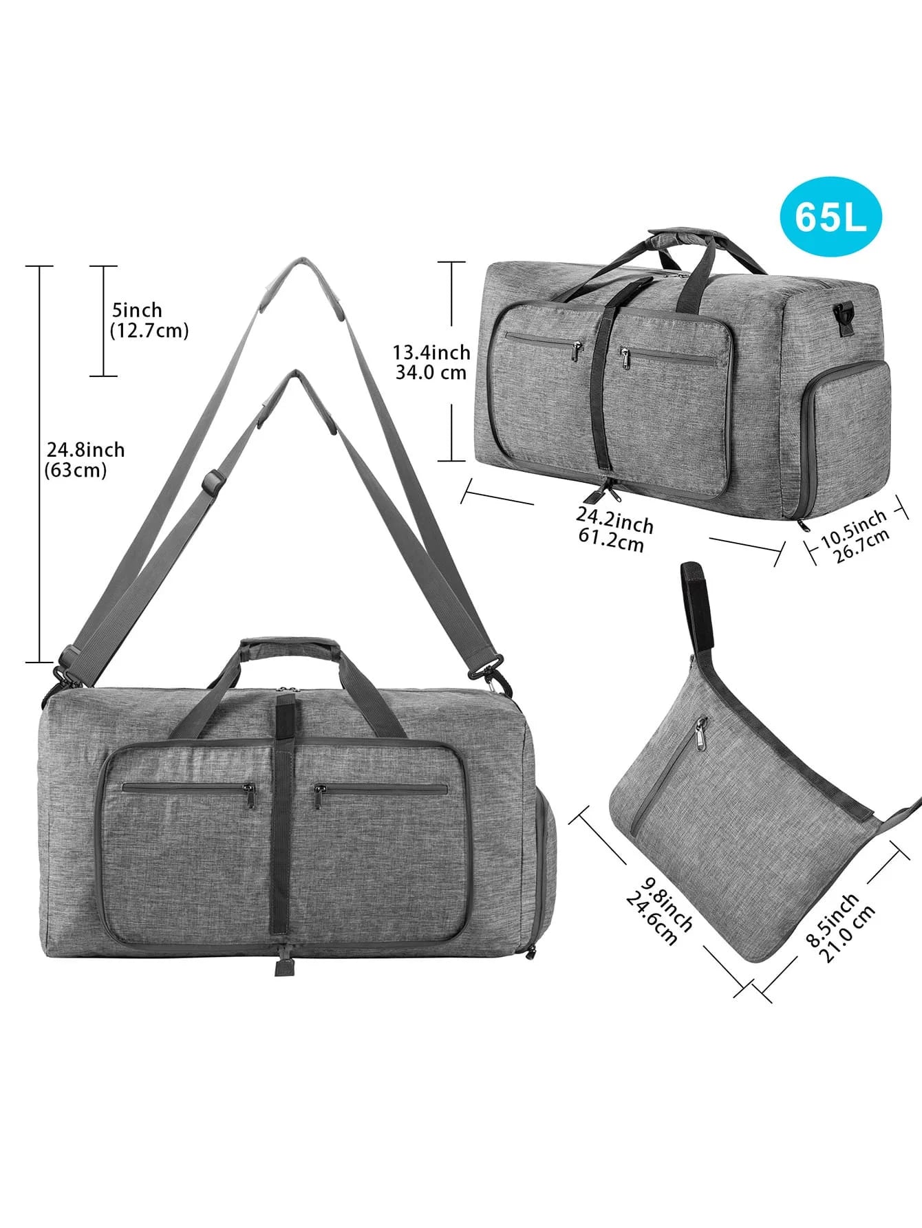 Nomade - Sac De Voyage Grande Capacité - vue 3