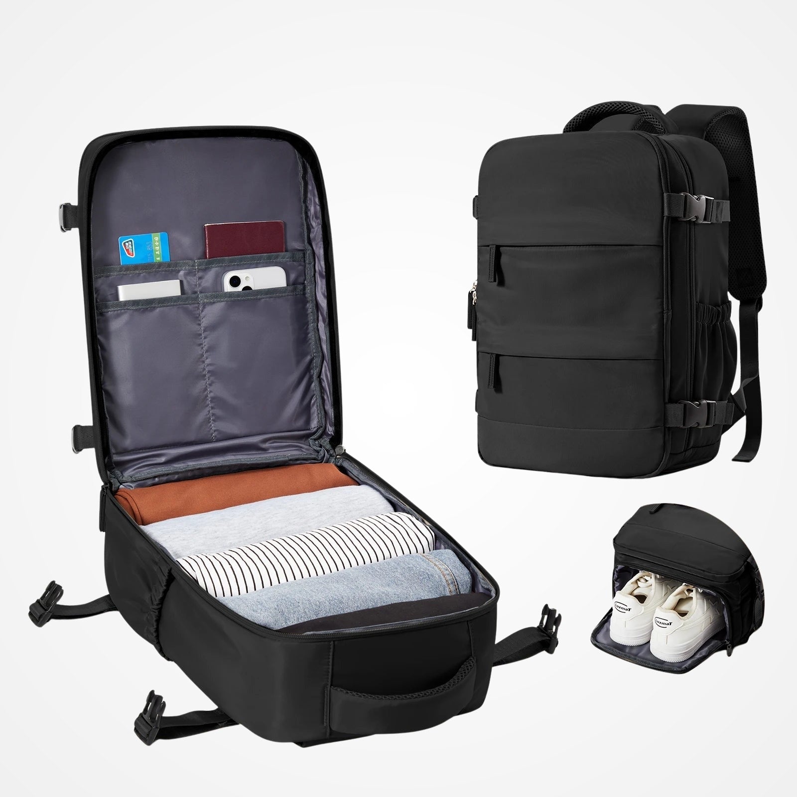 Escale - Sac à dos cabine avion 40x20x25 Ryanair - vue 5