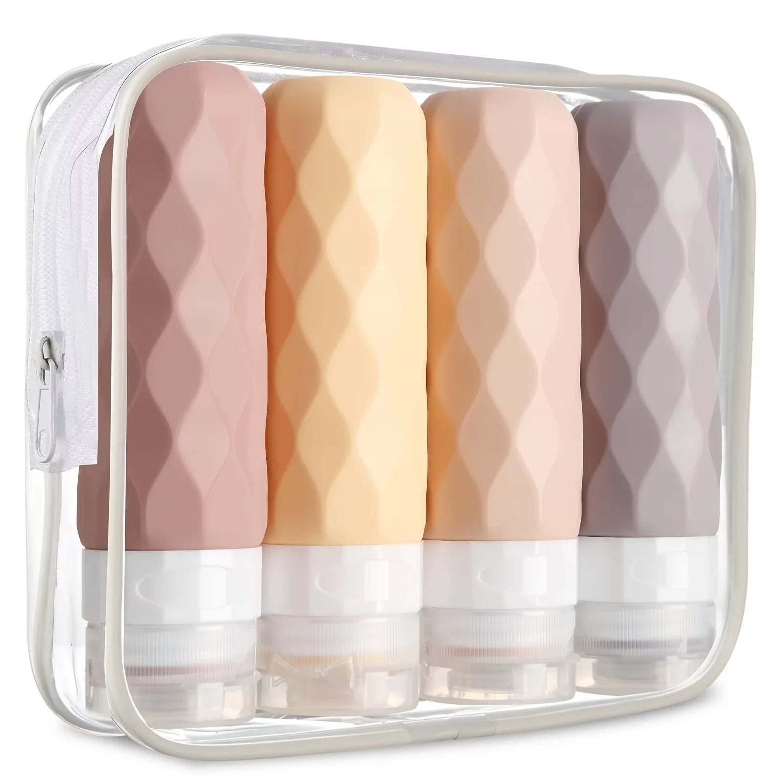 Zéphyr - Flacons de Voyage Rechargeables en Silicone
