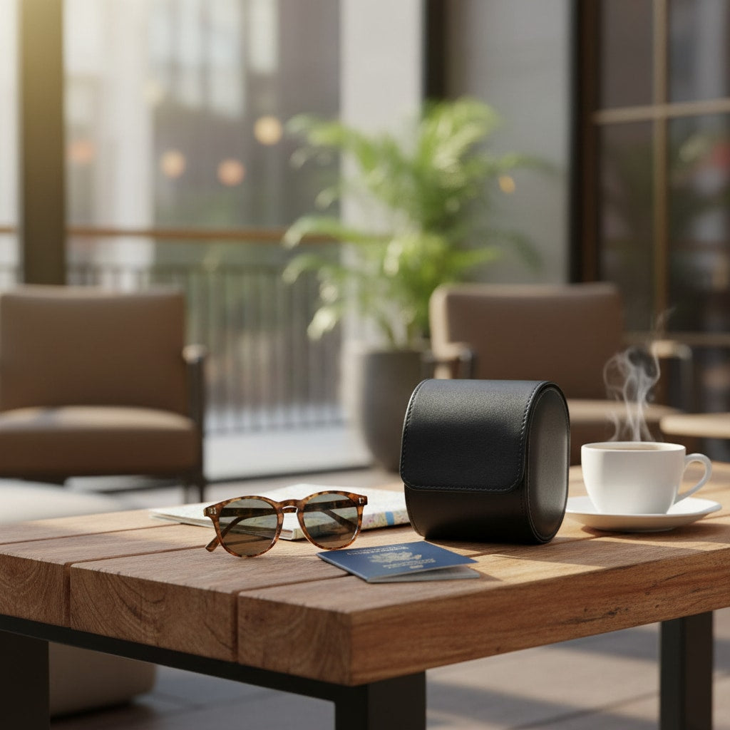 Hinge - Boite pour Montre Homme De Voyage - ambiance