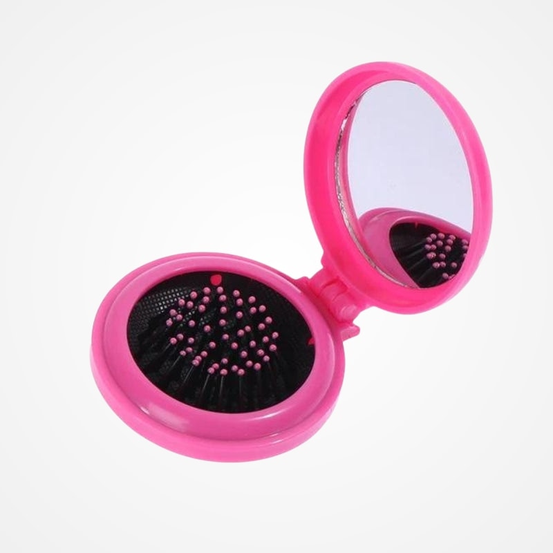 Brosse Cheveux Et Miroir De Poche Pylones - vue 6