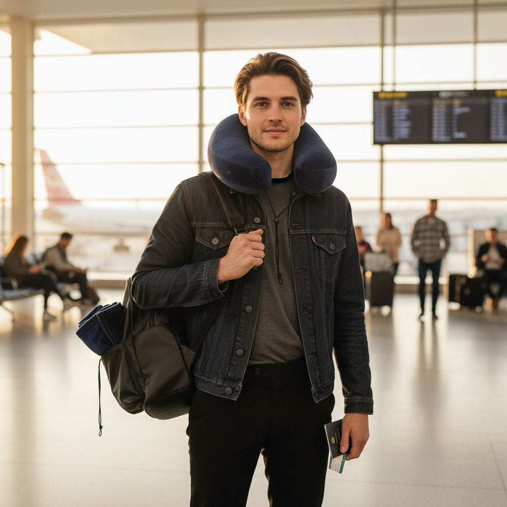 Rope - Coussin De Voyage Avion - en voyage