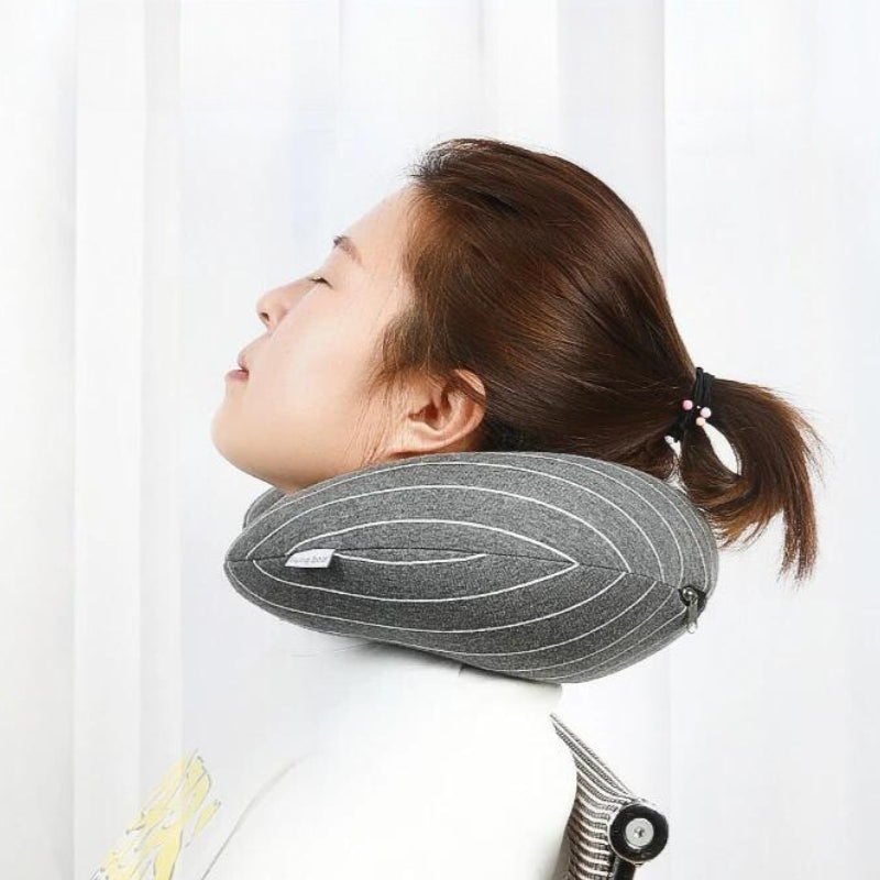 coussin de voyage pliable pour un confort maximal