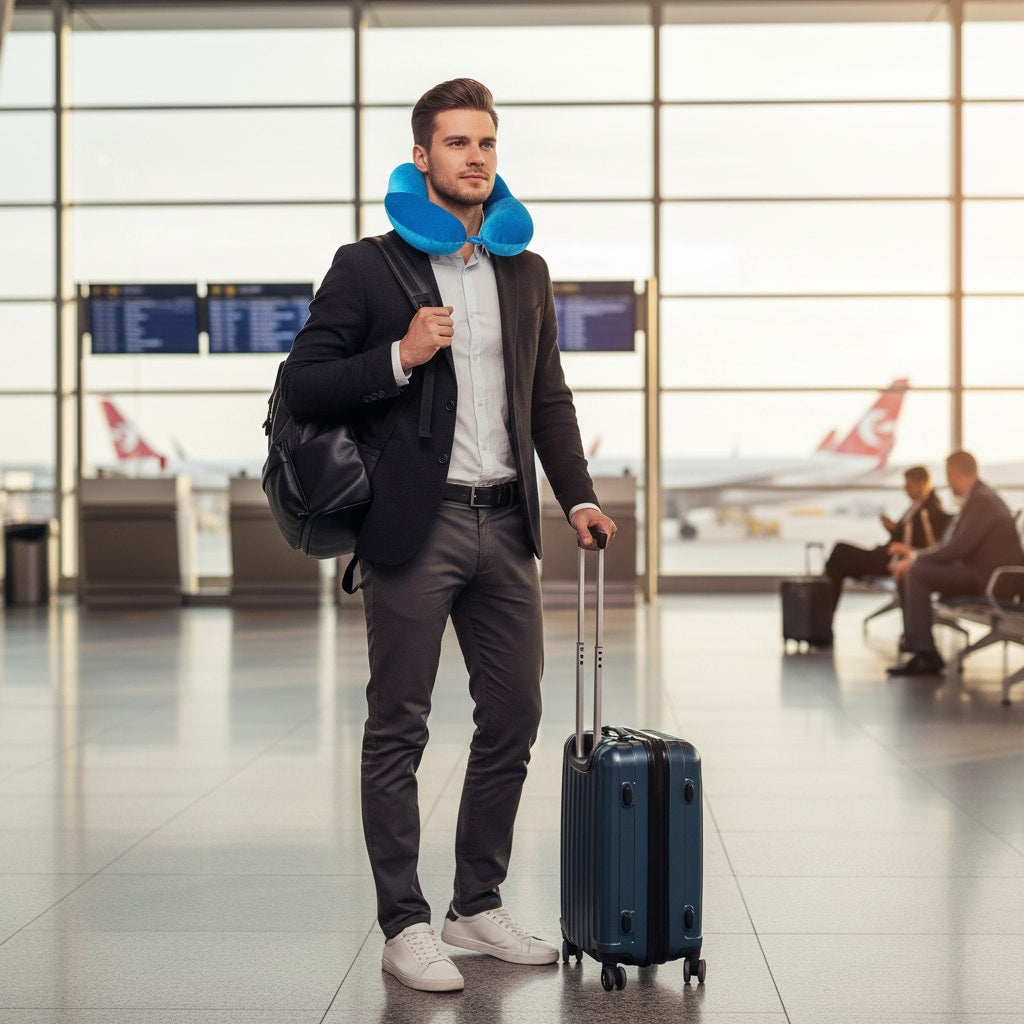 Snaps - Coussin Pour Le Cou Avion - en voyage