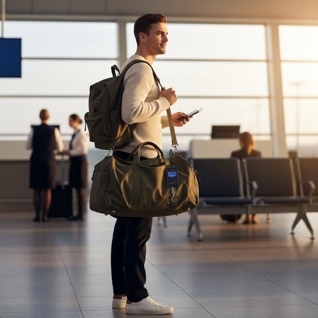 Tag - Crochet Pèse Bagage - en voyage