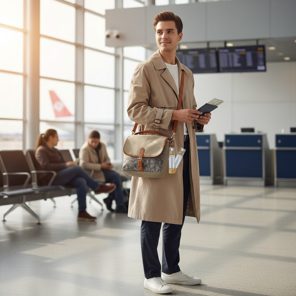 TagJar - Flacon Pompe Voyage - en voyage