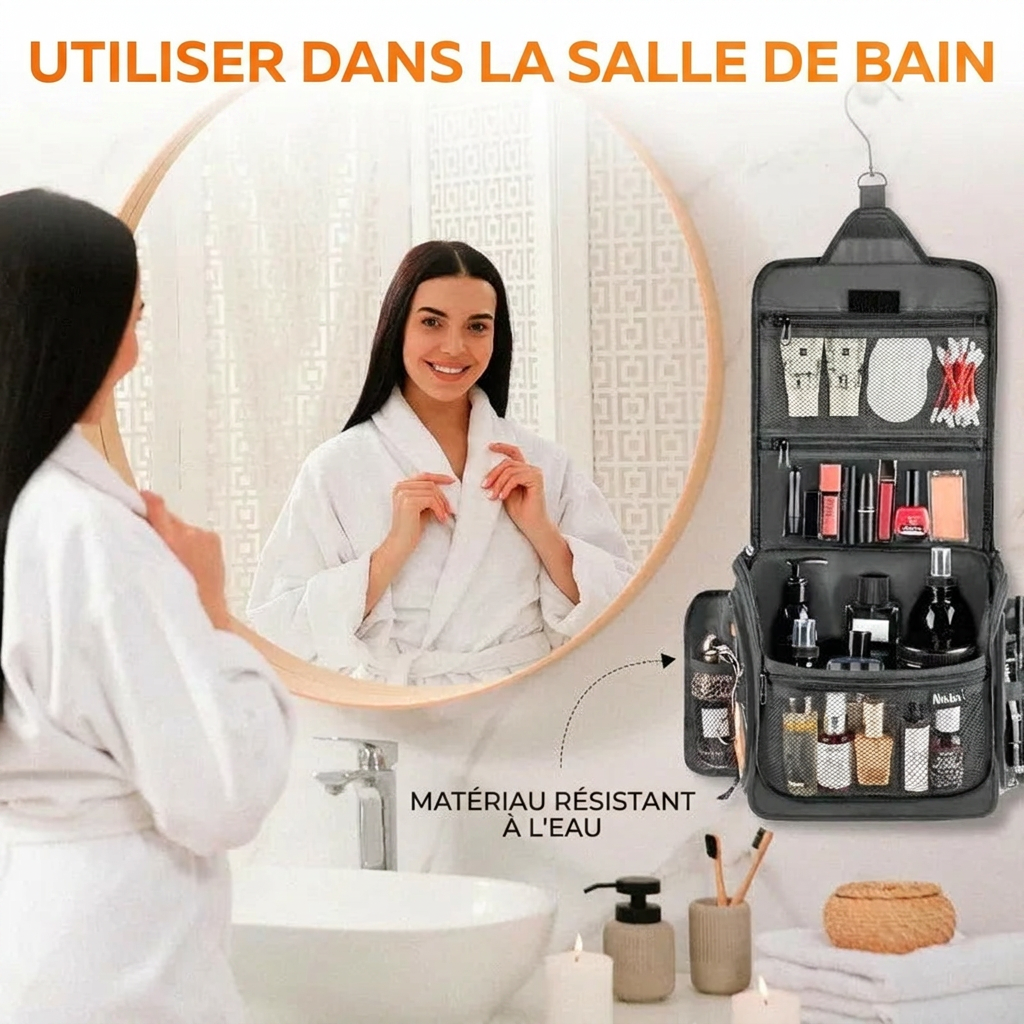 SELENE - Trousse de Toilette Suspendue Grande Capacité
