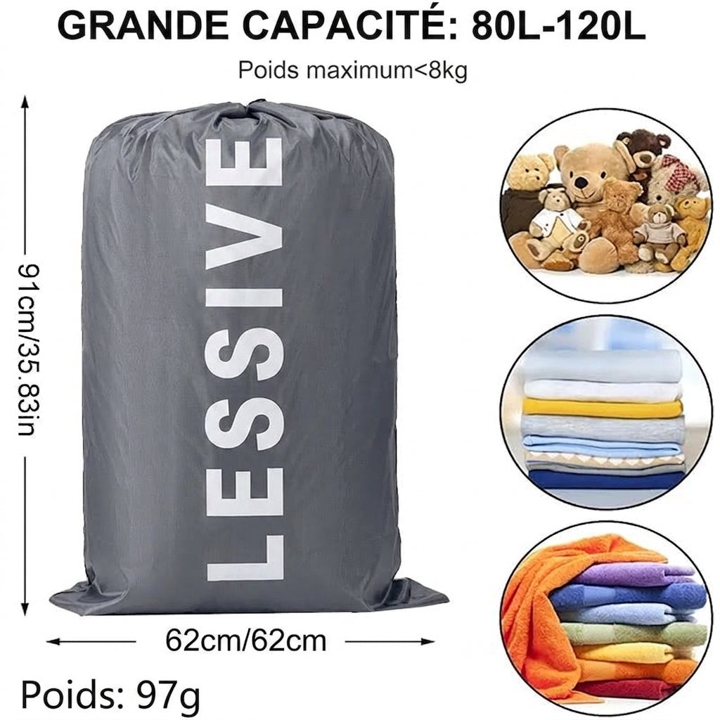 Zéphyr - Sac à Linge de Voyage Grande Capacité