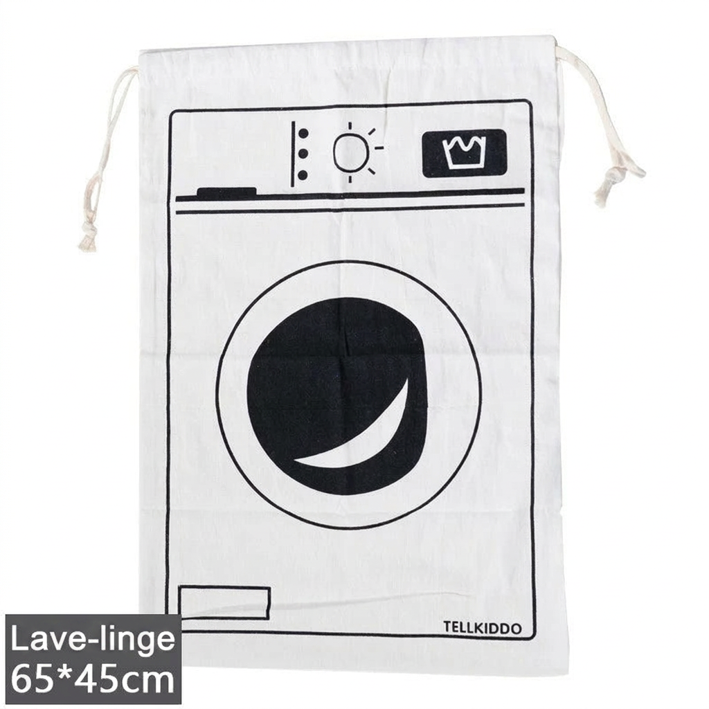 Zéphyr - Sac à Linge en Maille Lavable pour Voyageurs