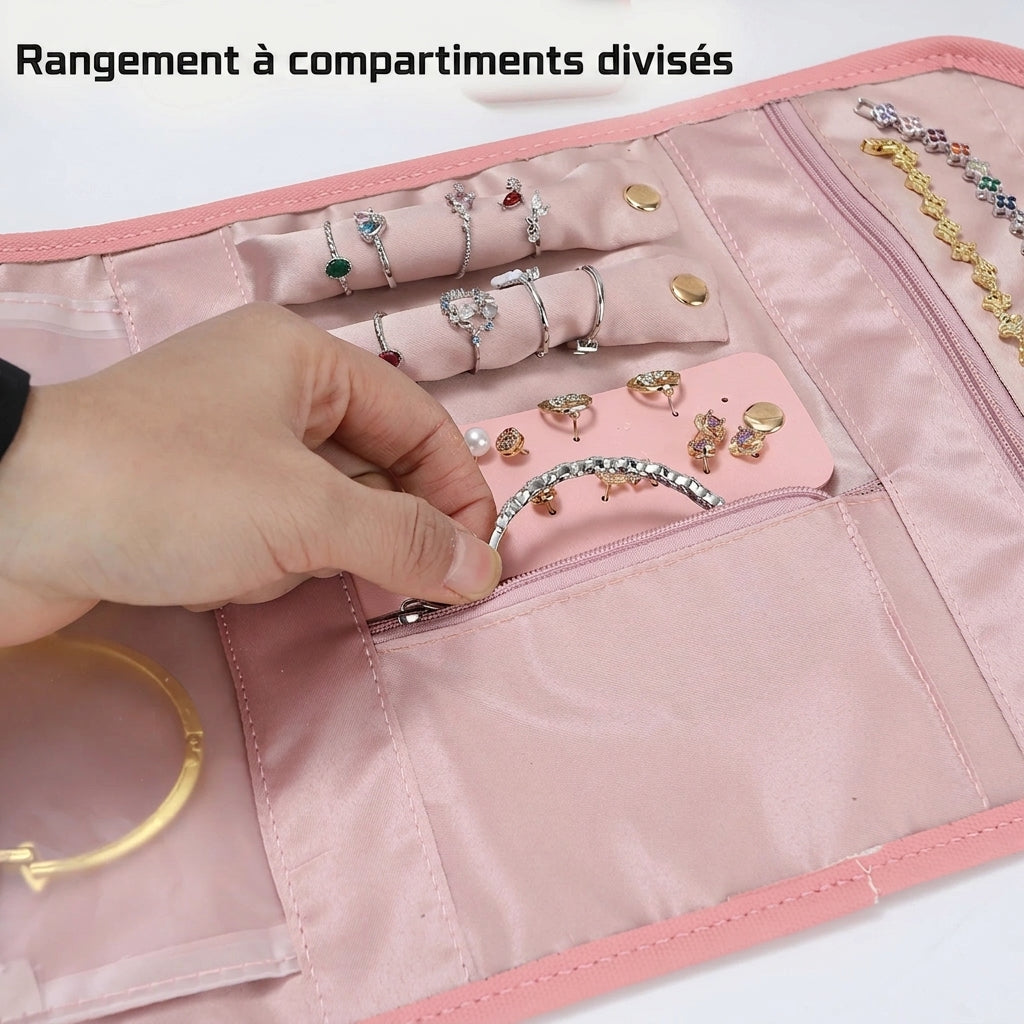 Alizé - Pochette de Voyage pour Bijoux Ajustable