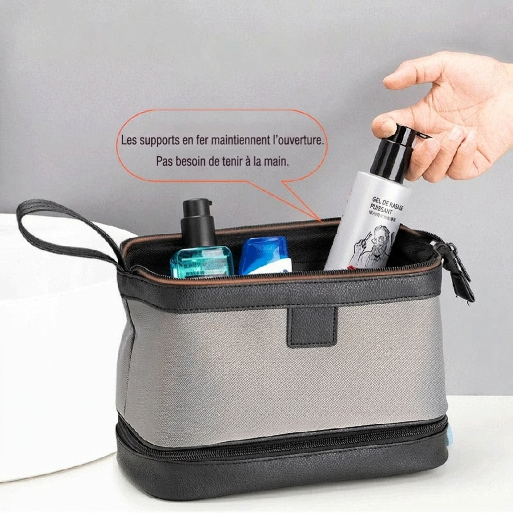 THALASSA - Trousse de Toilette Étanche Grande Capacité