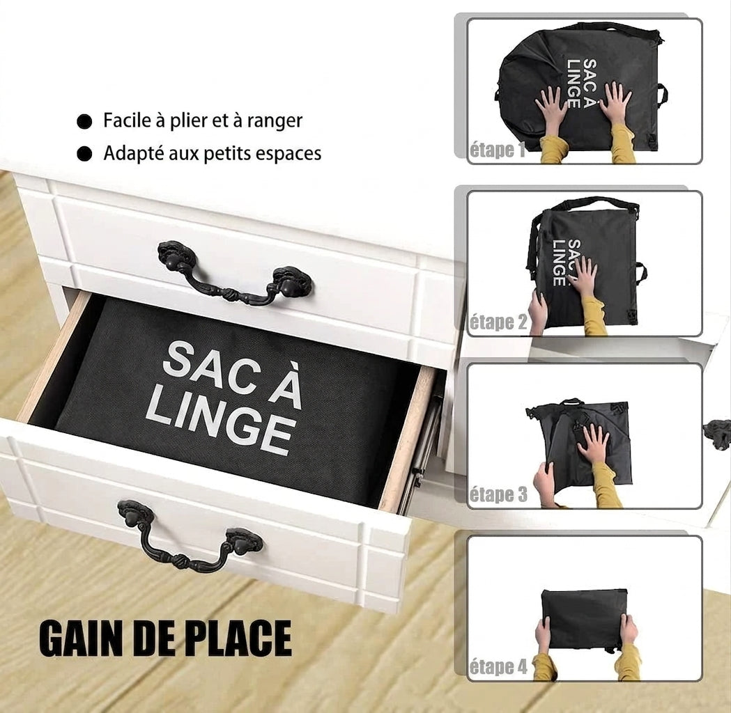 Zéphyr - Sac à Linge de Voyage Imperméable 71L