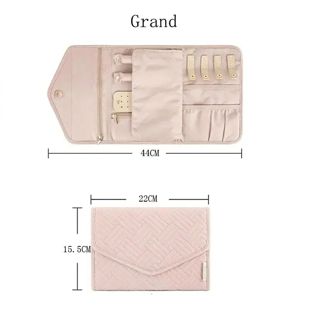 Alizé - Pochette de Rangement Pliable pour Bijoux
