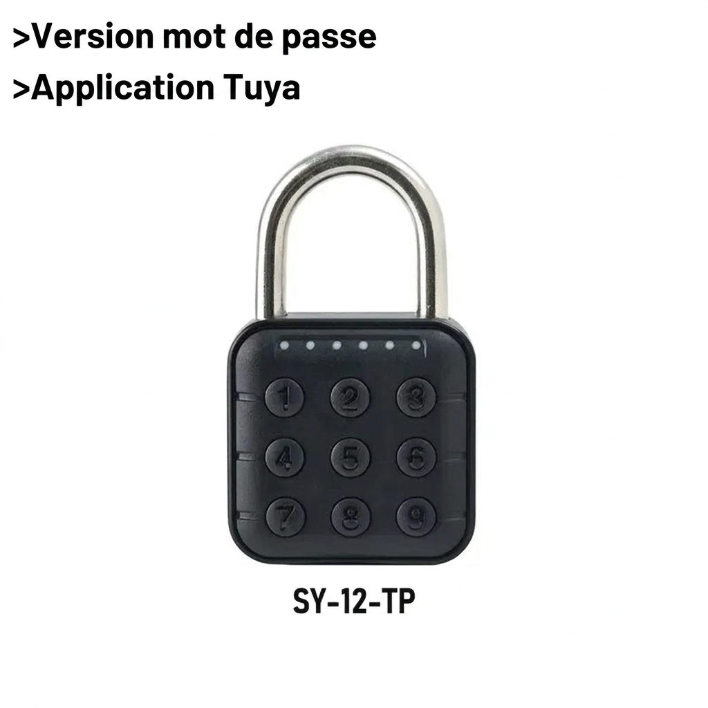 Zéphyr - Cadenas Connecté Bluetooth à Empreinte Digitale