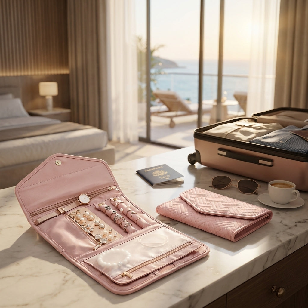 Alizé - Pochette de Rangement Pliable pour Bijoux