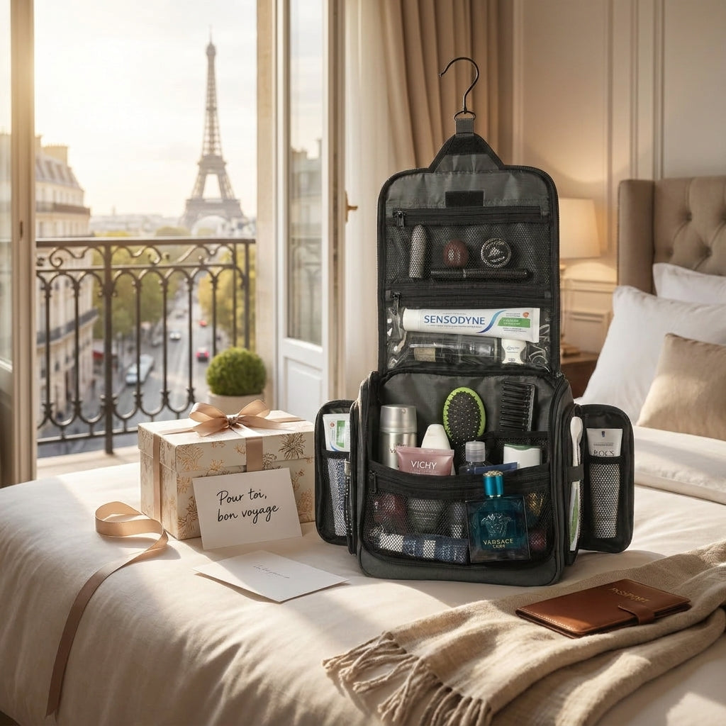SELENE - Trousse de Toilette Suspendue Grande Capacité