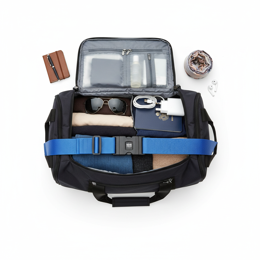 Sangle Pour Valise Avec Code - vue 11