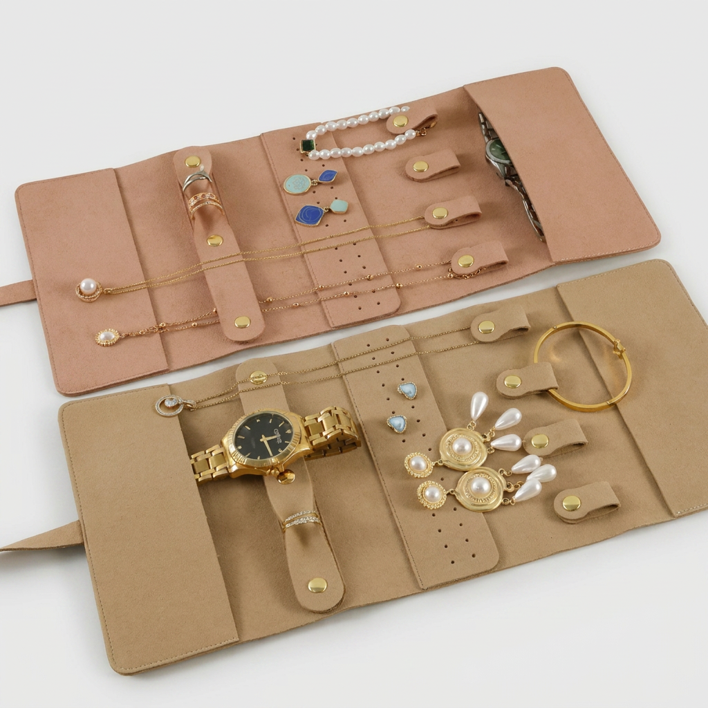 Alizé - Pochette à Bijoux de Voyage Pliable Élégante