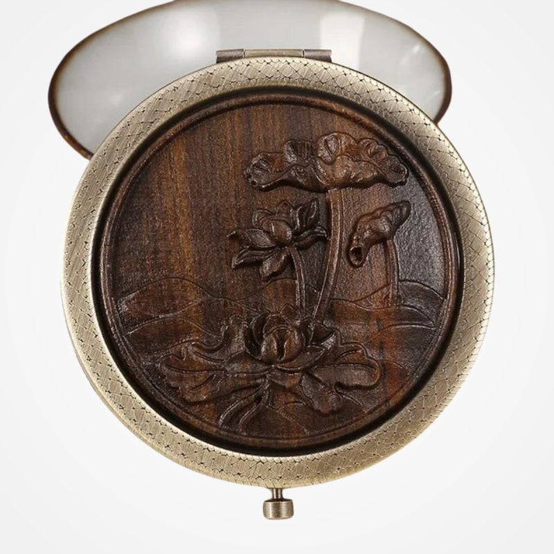 Miroir De Poche Décoratif Bois - vue 20