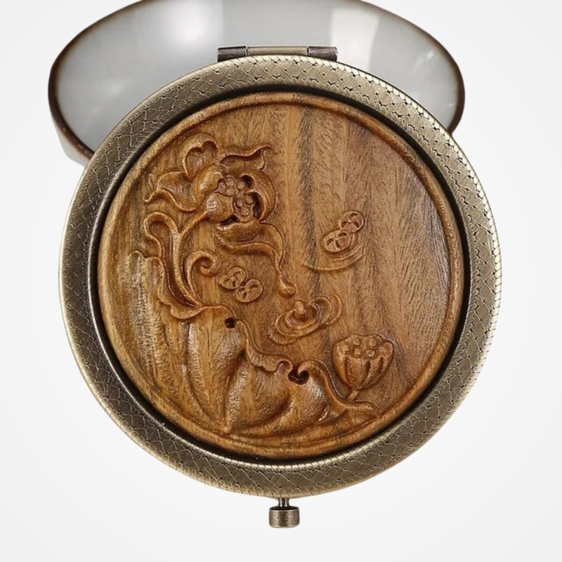 Miroir De Poche Décoratif Bois - vue 17