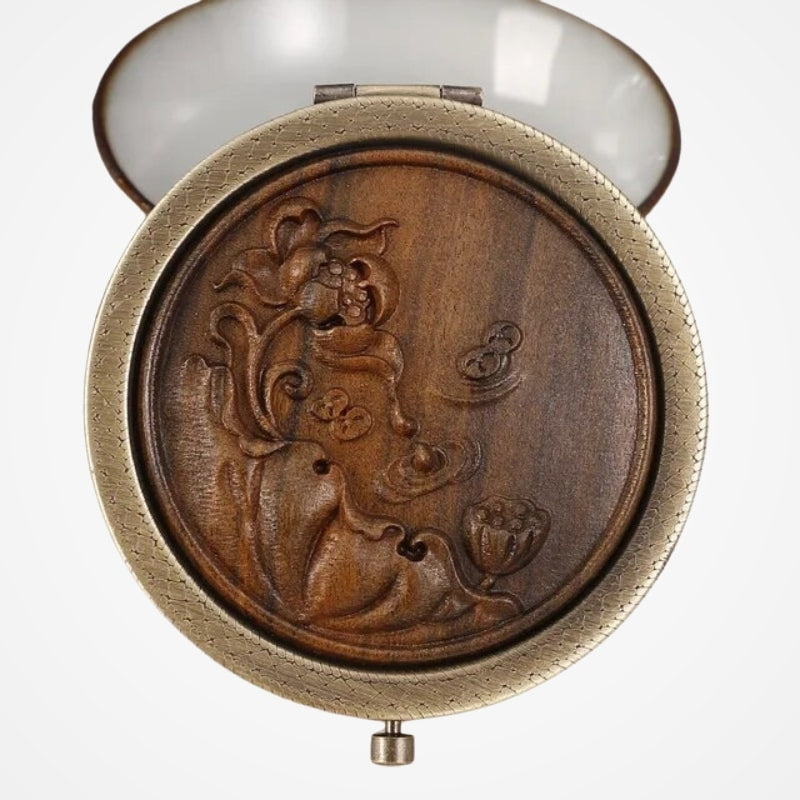 Miroir De Poche Décoratif Bois - vue 22