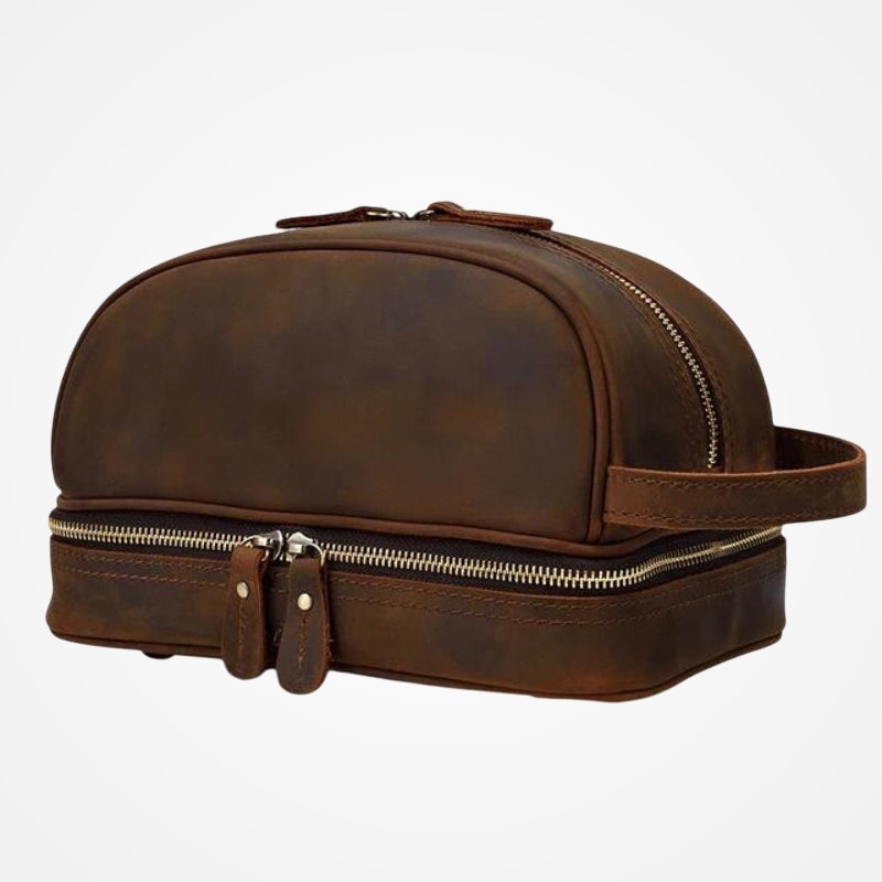 Ritual - Trousse De Toilette Homme En Cuir Vintage