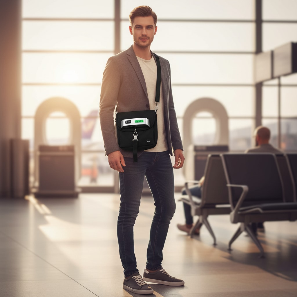 ChainStand - Pèse Bagage Electronique - en voyage