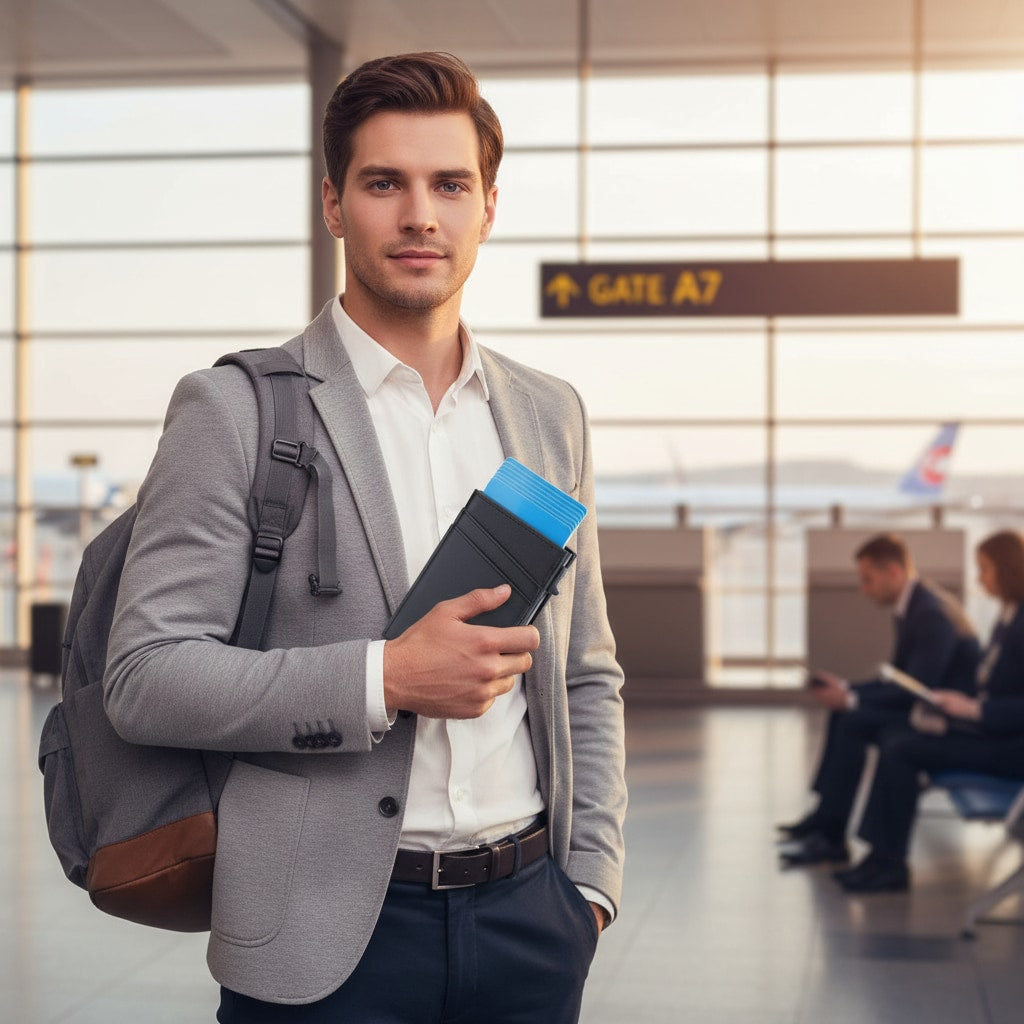 Halo - Porte Carte Simili - en voyage