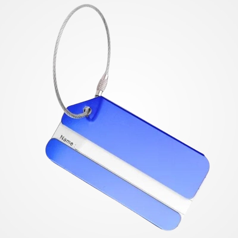 Lock - Porte Étiquette Métallique Pour Valise