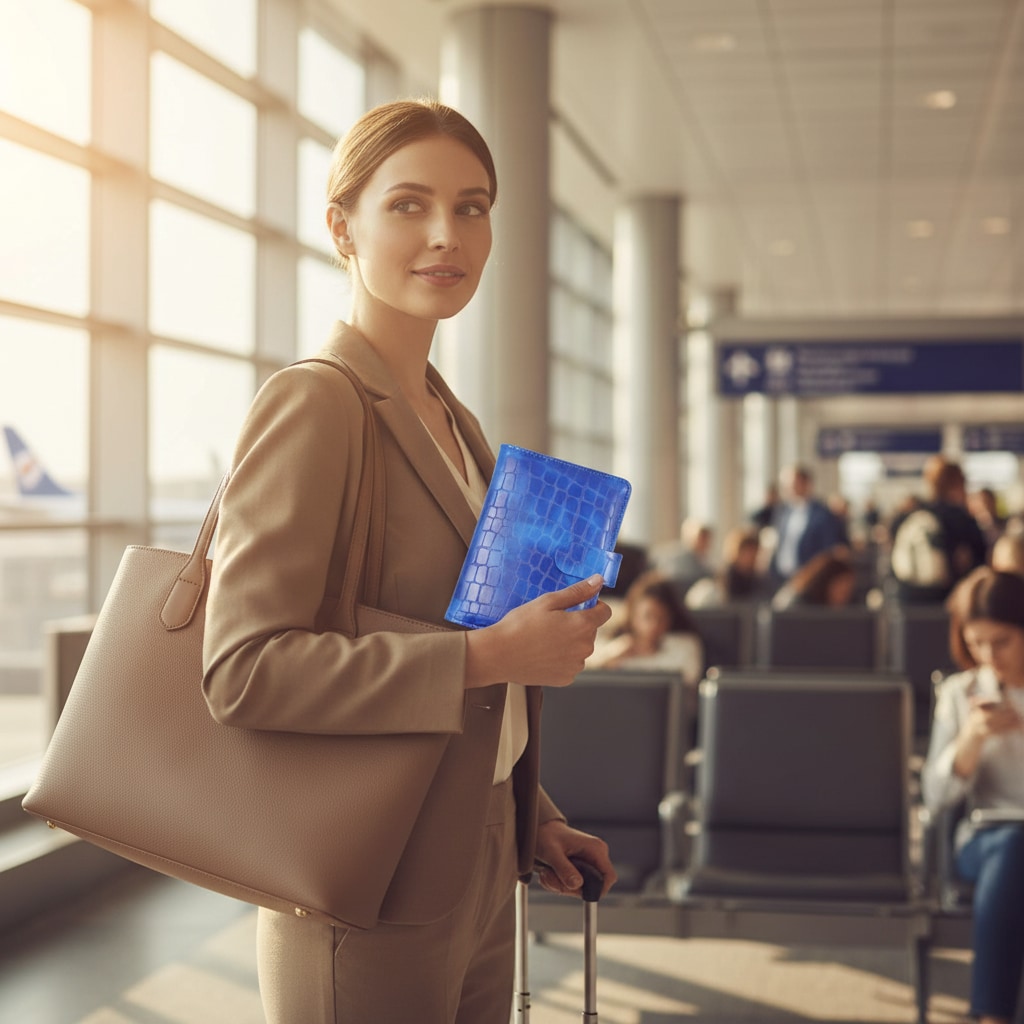 TieCork - Portefeuille De Voyage Simili Femme - en voyage