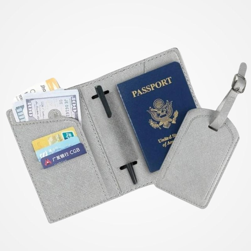 Portefeuille pour Passeport et Voyage en Simili - vue 10