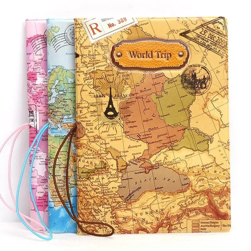 Une - Protège Passeport Carte Du Monde - vue 5